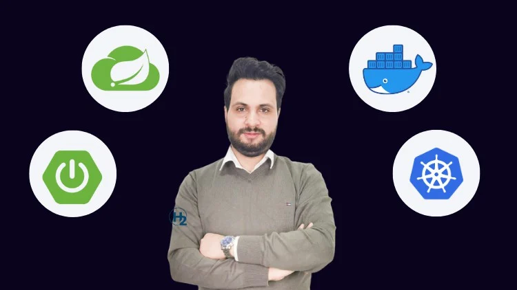 غلاف دورة Master Microservices — Spring Boot, Docker & Kubernetes عربي